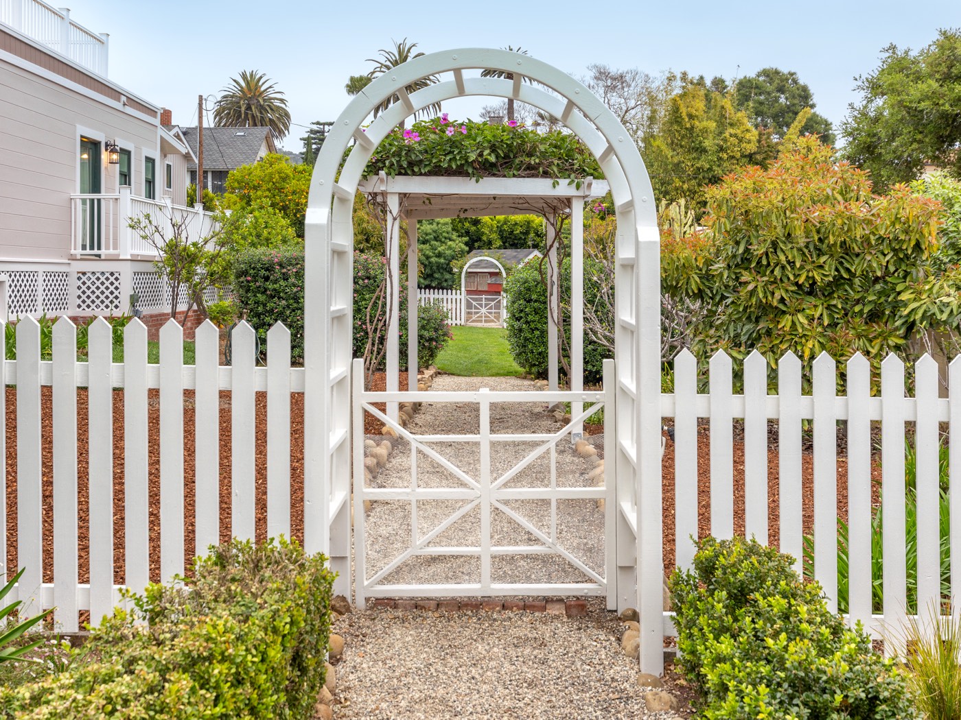 Garden arbor and gate